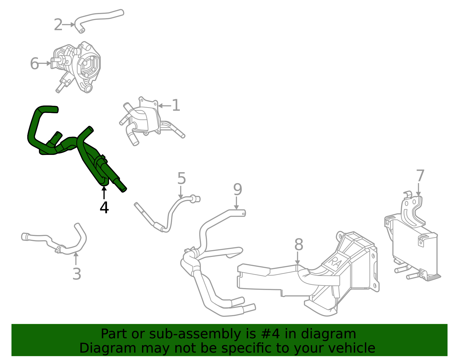Connector Hose - Toyota (32930-F6020)