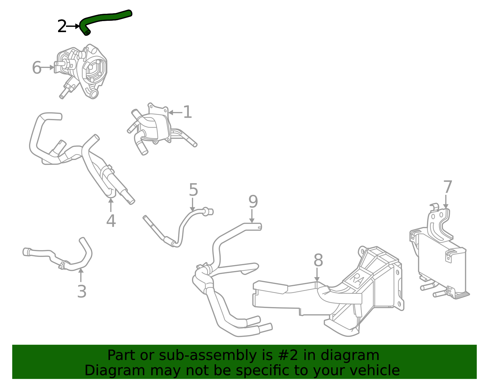 Coolant Hose - Toyota (G9225-42020)