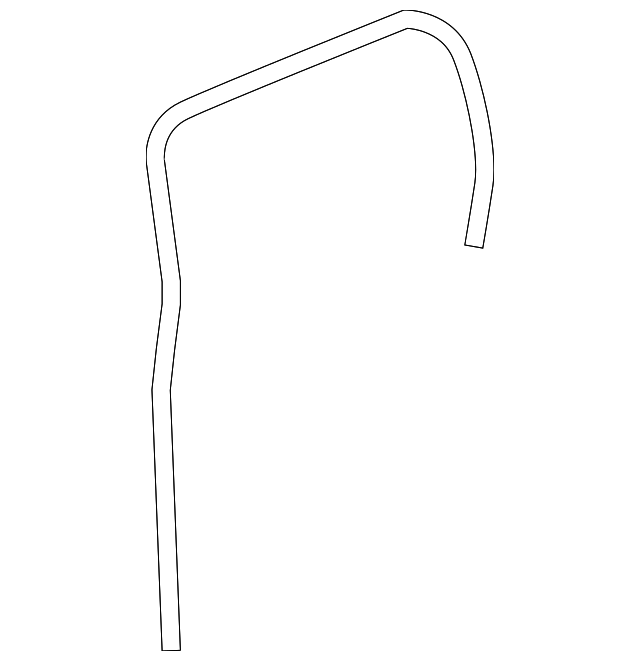 Weatherstrip Assembly-Rear S/D Auxiliary - GM (93355101)