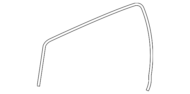 Weatherstrip Assembly-Front & Rear S/D Upper Auxiliary - GM (94738237)
