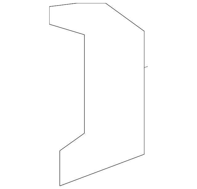 Passenger Side Instrument Panel Lower Bracket - GM (25830633)