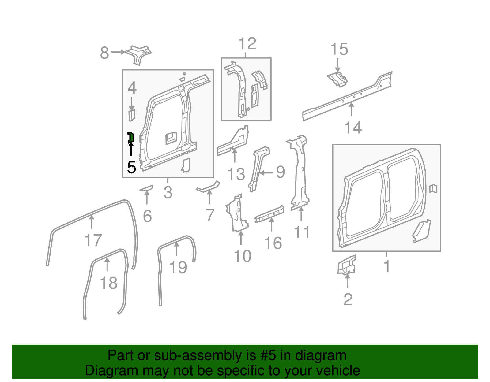 Passenger Side Instrument Panel Lower Bracket - GM (25830633)