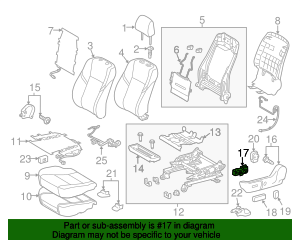 84070-07010 - Power Seat Switch 2013-2021 Toyota AutoNationParts