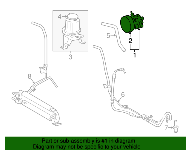 20162023 Toyota Power Steering Pump 4431004200 Servco Toyota