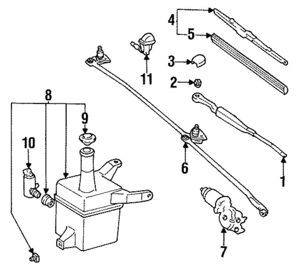 Wiper Arm - Toyota (85190-20720)