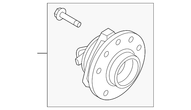 Front Wheel Bearing with Speed Sensor - GM (93178652)