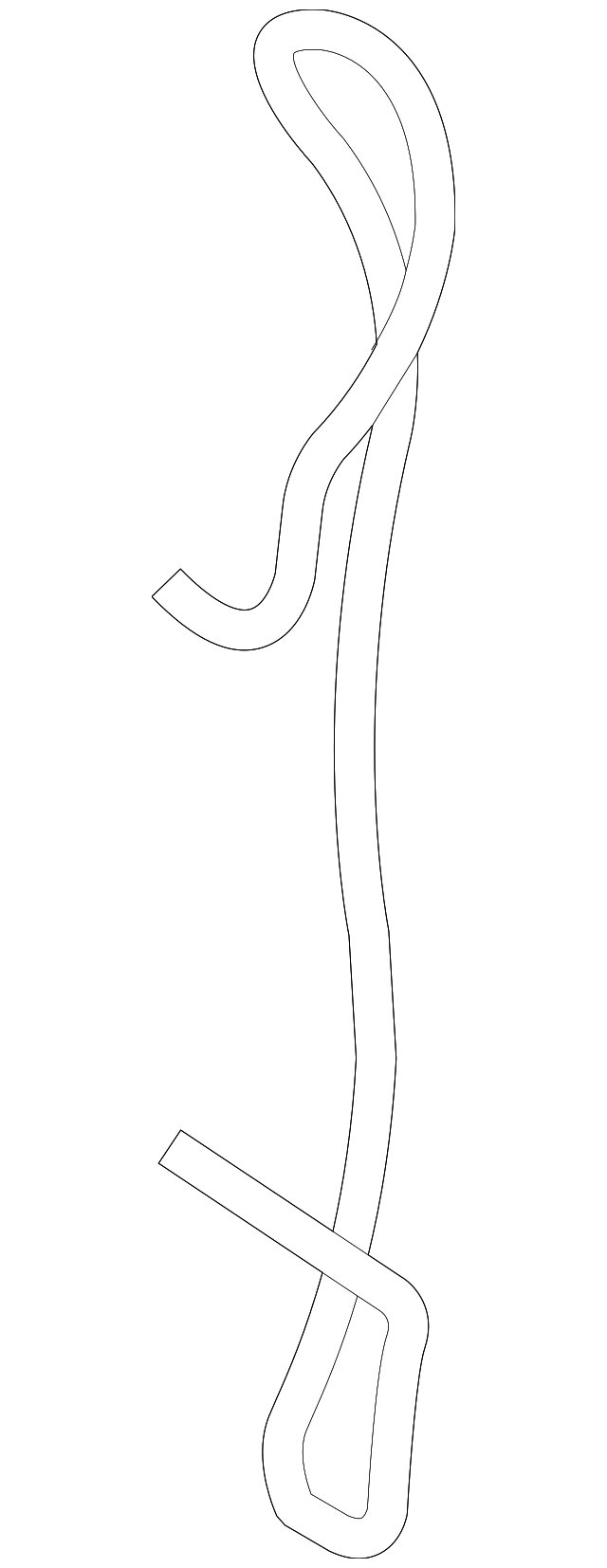 2008 Saturn Astra Front Disc Brake AntiRattle Clip 93173733