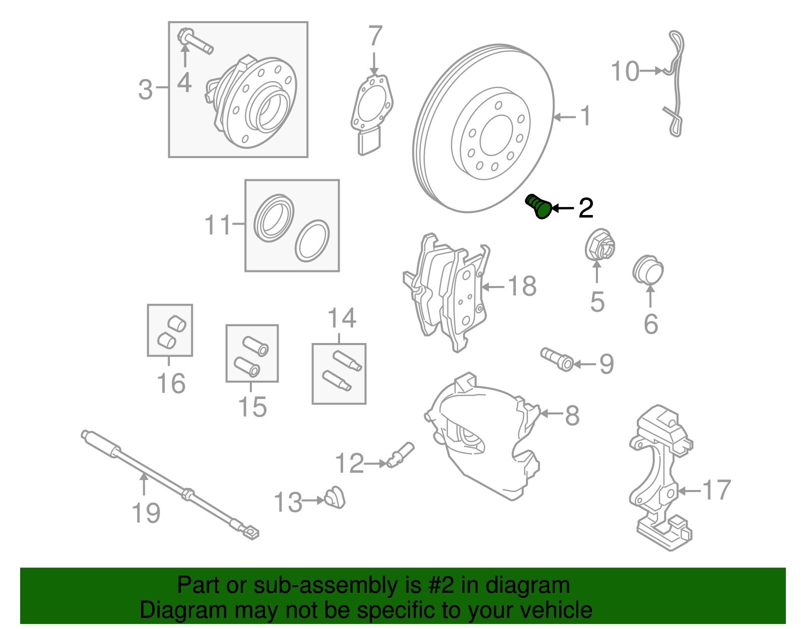 Bolt/Screw, Rear Brake Rot - GM (90278945)