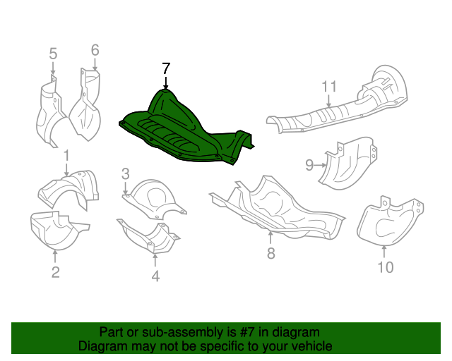 Genuine OEM Heat Shield Part 44651AC640 Fits 20112013 Subaru Forester Up To 35 Off On Every