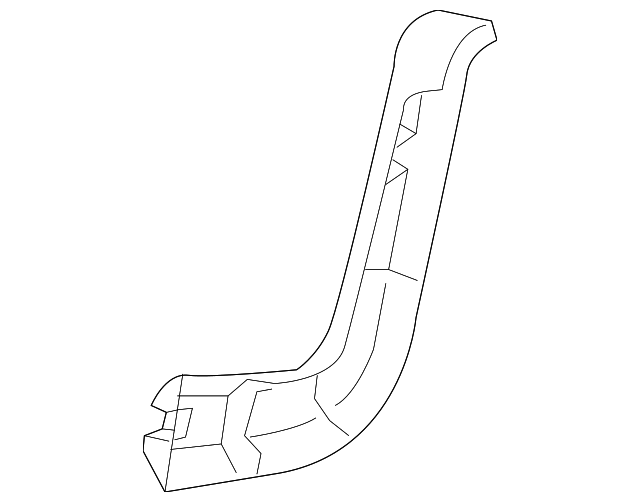Light Wheat Rear Driver Side Seat Inner Hinge Finish Cover - GM (84079523)
