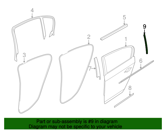 2006-2012 BMW Door Reveal Molding 51-35-7-906-916 | OEM Parts Online 【石原さとみ】ミッシュマッシュ コート【失恋ショコラティエ】