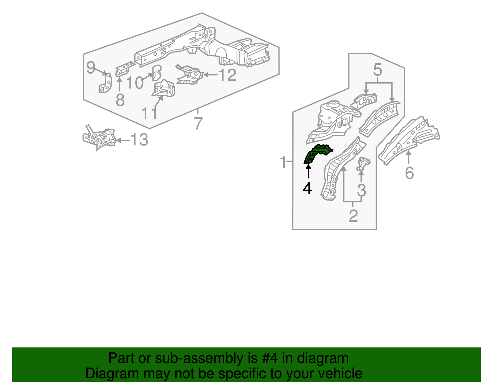 60653-TM0-G00ZZ - Extension Panel 2009-2013 Honda Fit | Honda Parts Online