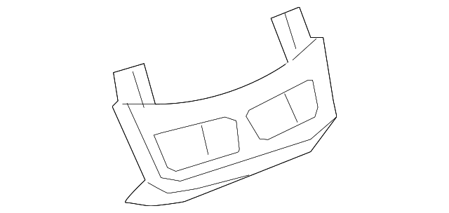 Medium Titanium Instrument Panel Lower Center Trim Plate Applique - GM (95459692)