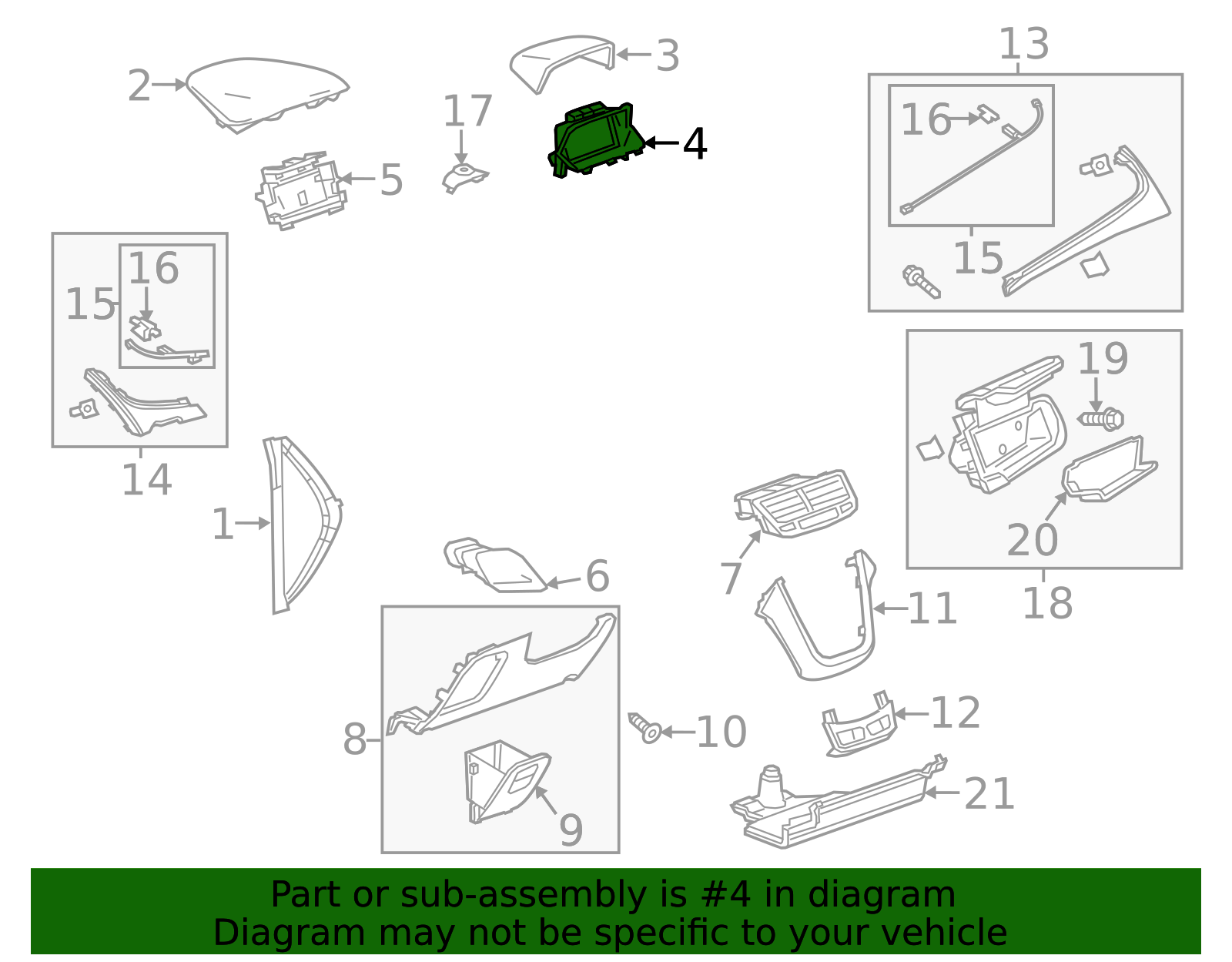 Trim Plate - GM (95088020)