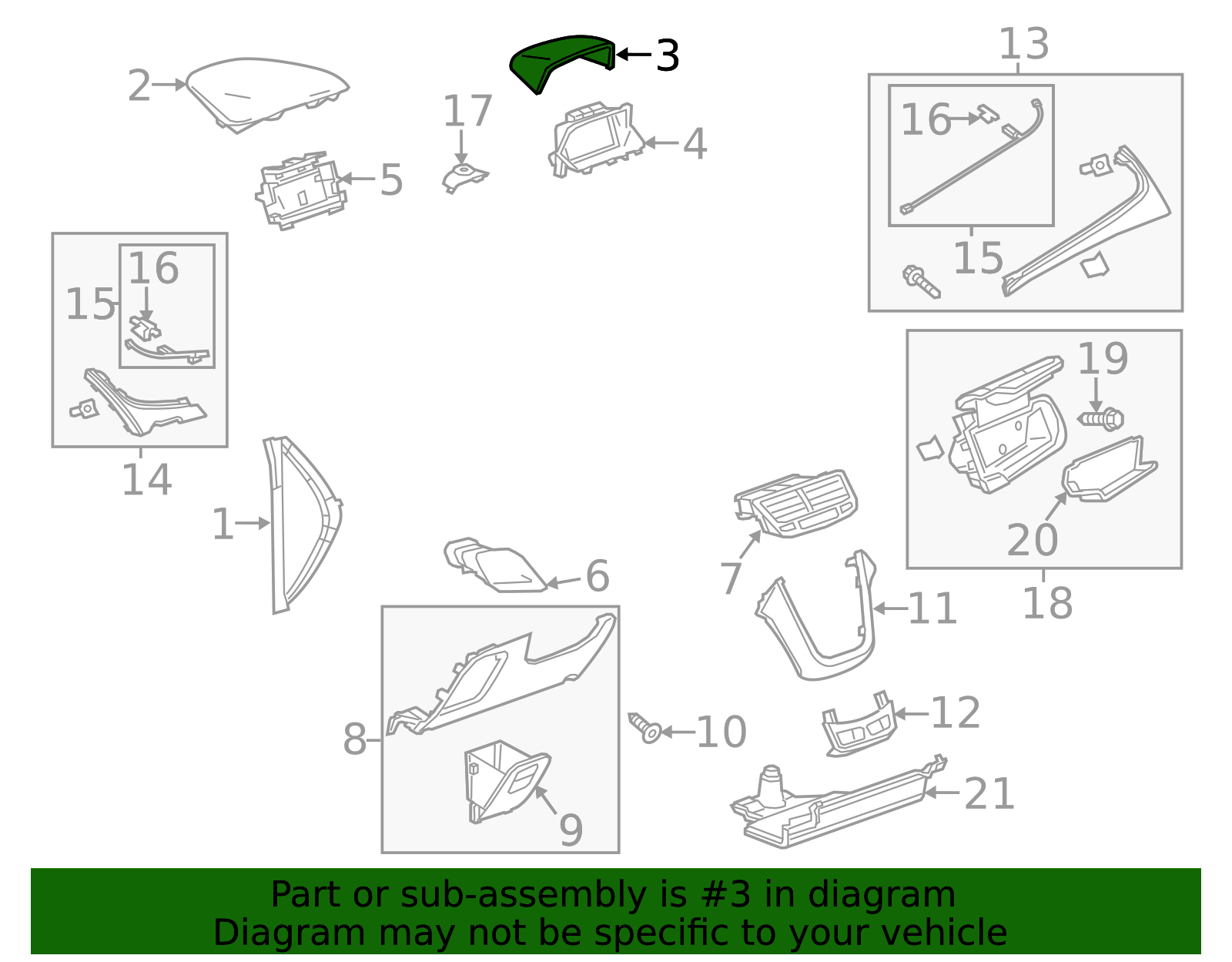 Center Cover - GM (95088035)