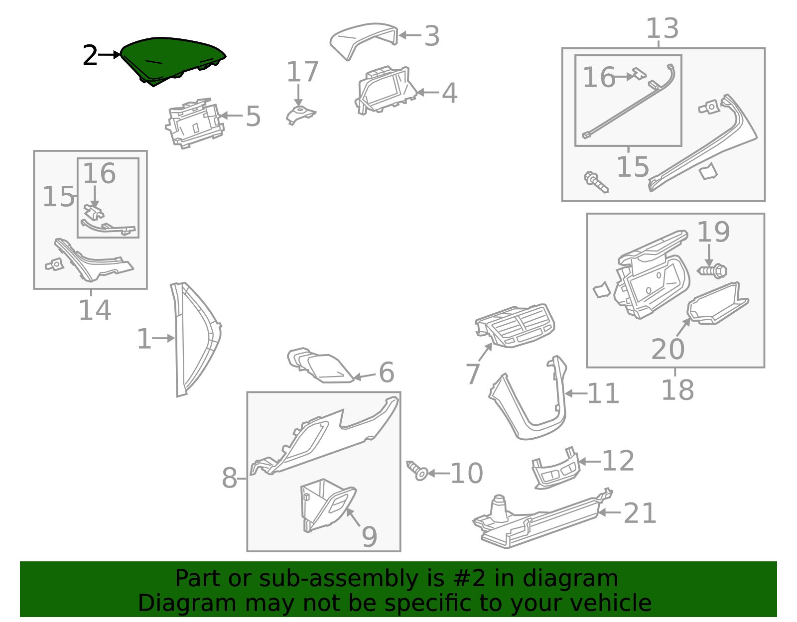 Saddle Up Instrument Panel Cluster Cover - GM (95266776)