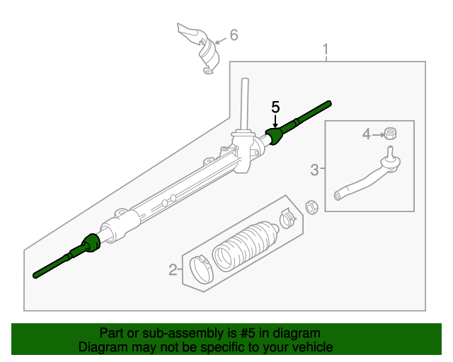 D8E214BA0A Inner Tie Rod 20142022 Nissan Group 1 Auto Parts