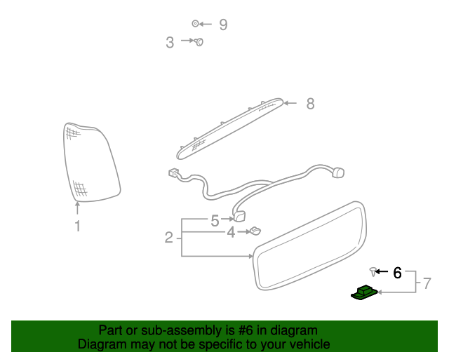 20002005 Cadillac DeVille 20002005 Cadillac Deville Rear Deck Lid