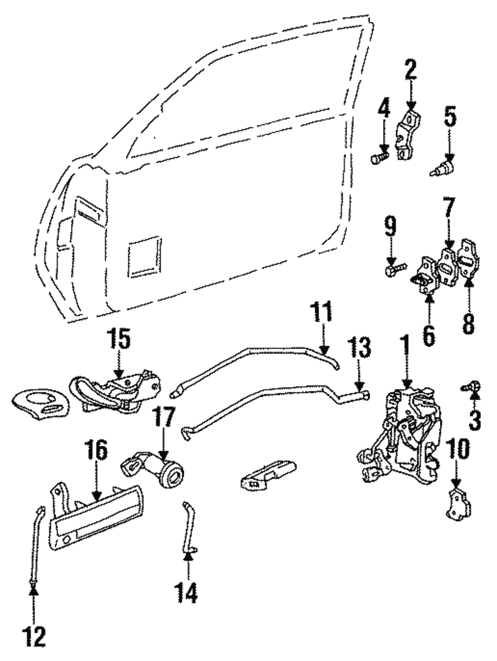 Lock Cylinder - GM (12457614)