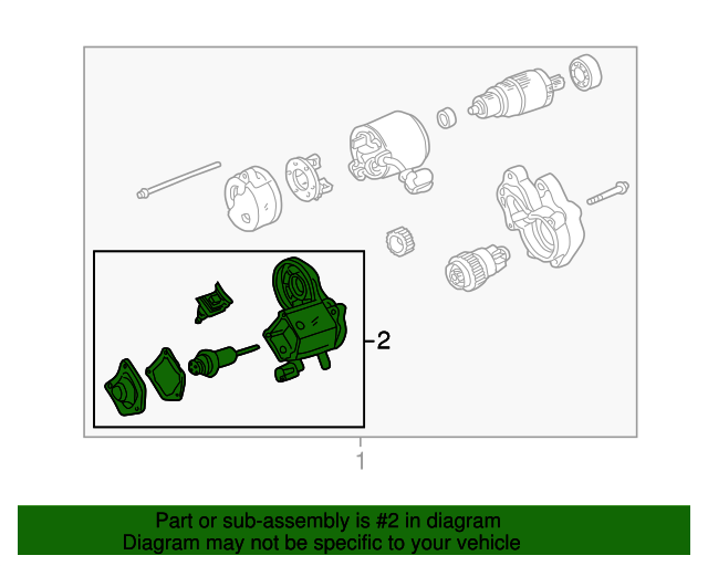 2815075120 Starter Solenoid 19942015 Toyota OEM Genuine Toyota