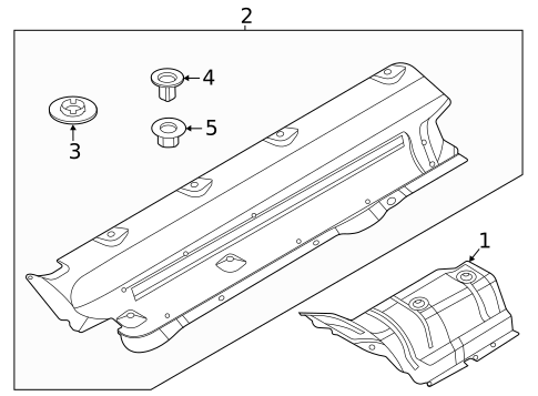 Under Cover & Splash Shields for 2021 Hyundai Palisade #0