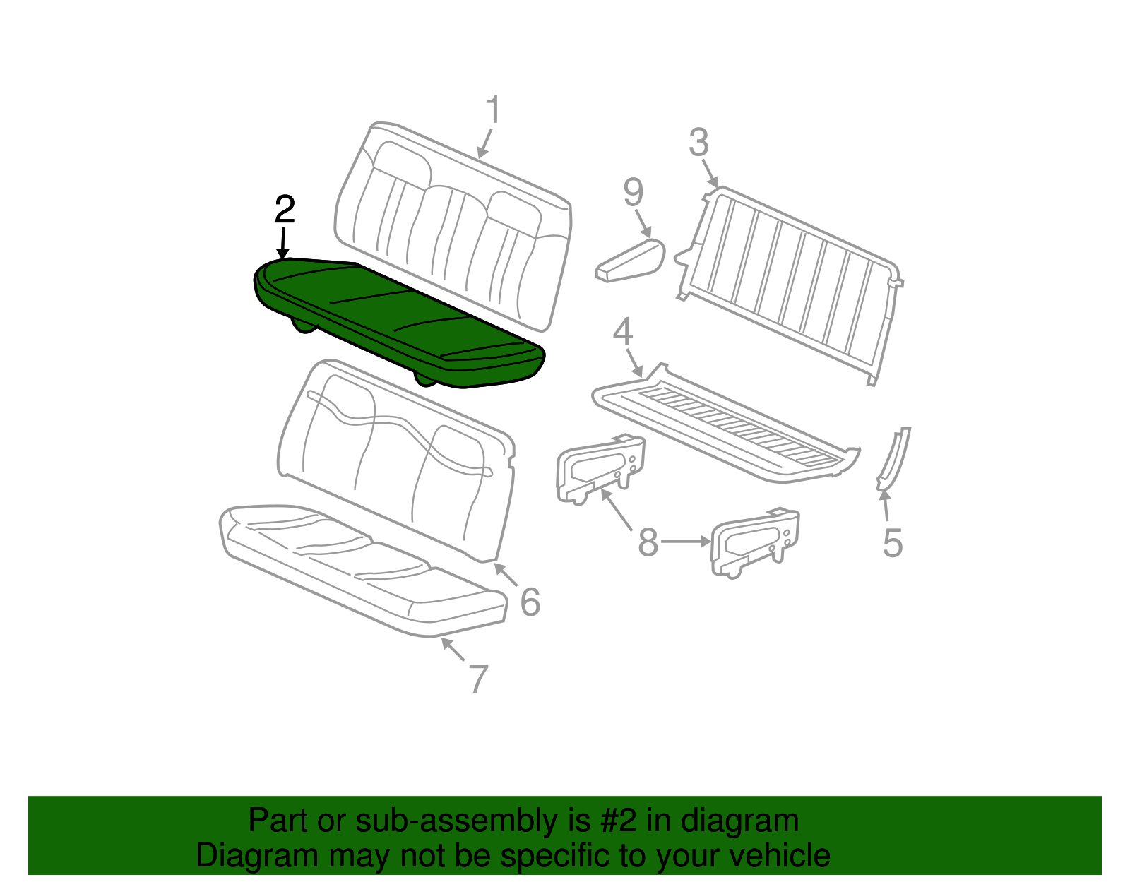 Seat Cover - GM (89040979)