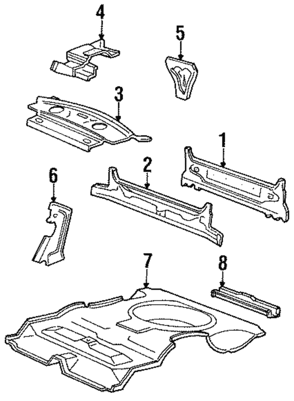 Package Tray - Ford (YF3Z-5446506-AA)