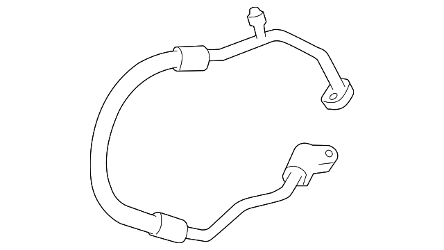 Toyota 88711-0C150 A/C Refrigerant Discharge Hose Toyota 88711-0C150 A/C Refrigerant Discharge Hose