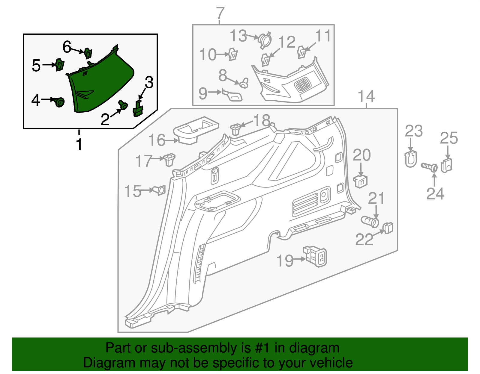 F Panel - GM (87848945)