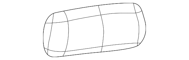 Ebony Rear Seat Head Restraint Cover - GM (89043579)