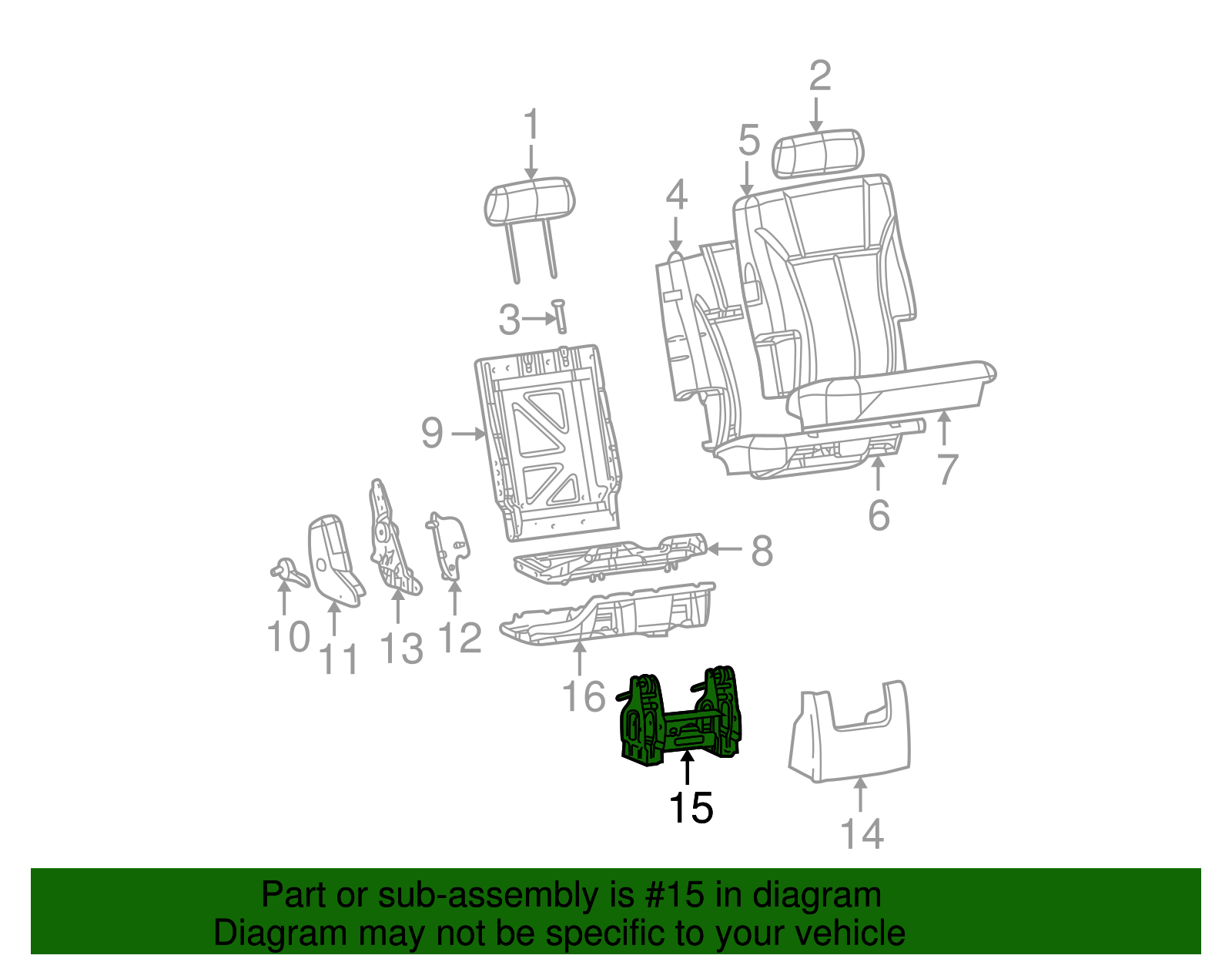 Mount Bracket - GM (89043507)