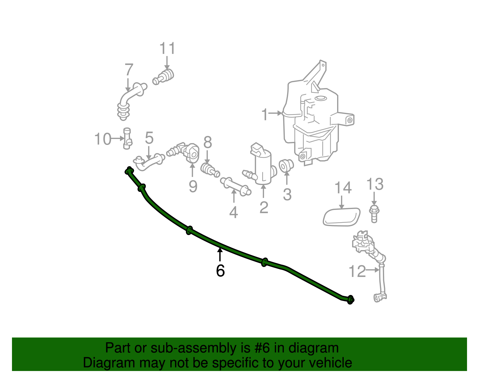90075-15086 - Hose 2012-2015 Toyota | AutoNation Parts