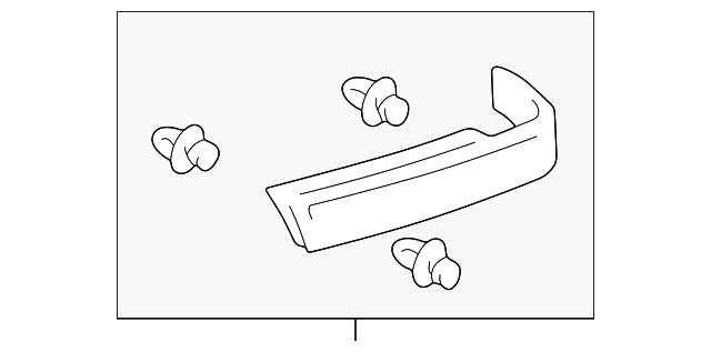 Lexus OEM Molding Assembly Part# 75605-60051-H2 | OEM Vehicle Parts