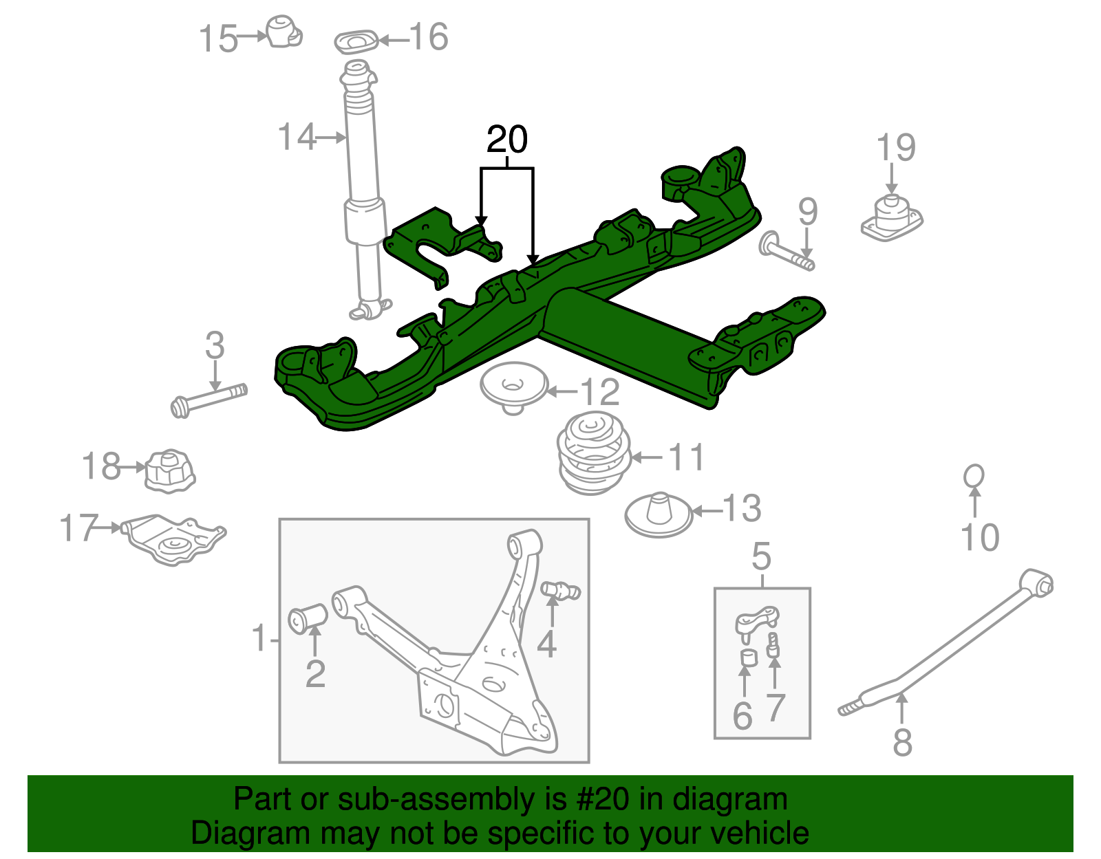 Cross-Member - Buick (25762958)