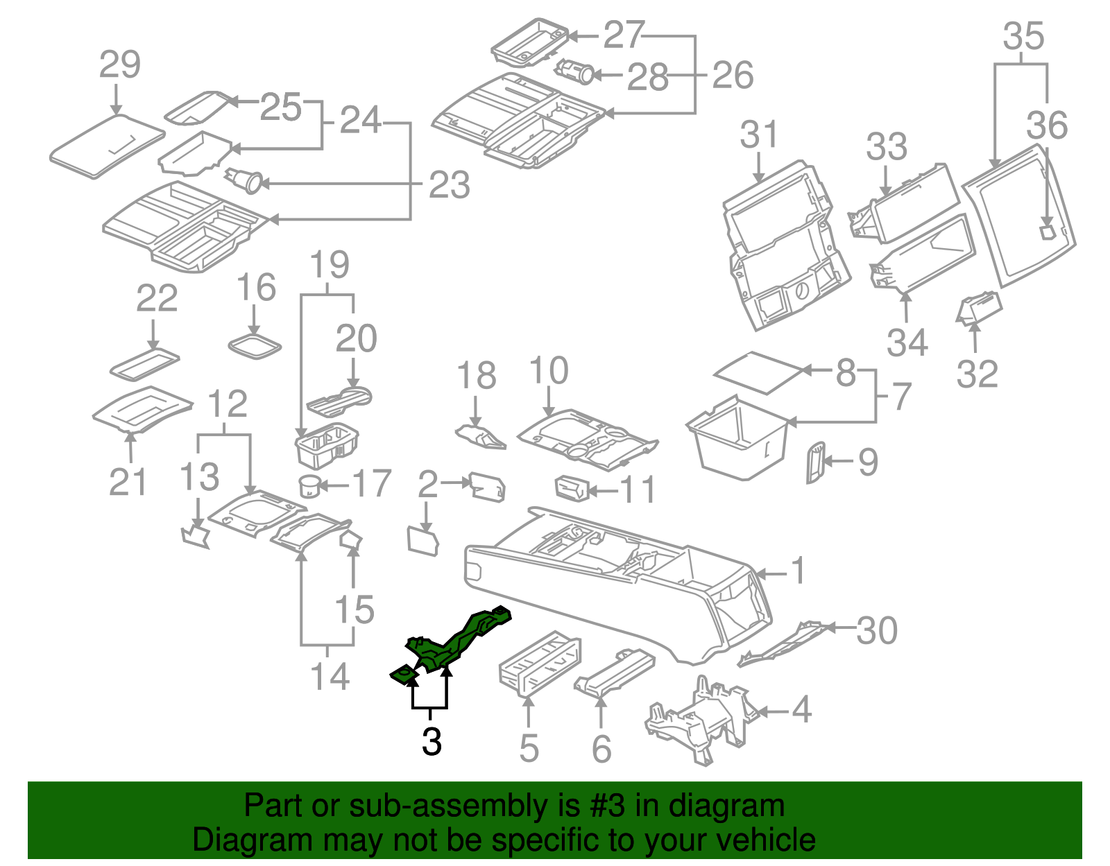 Front Bracket - Volkswagen (7L6-863-843-B)