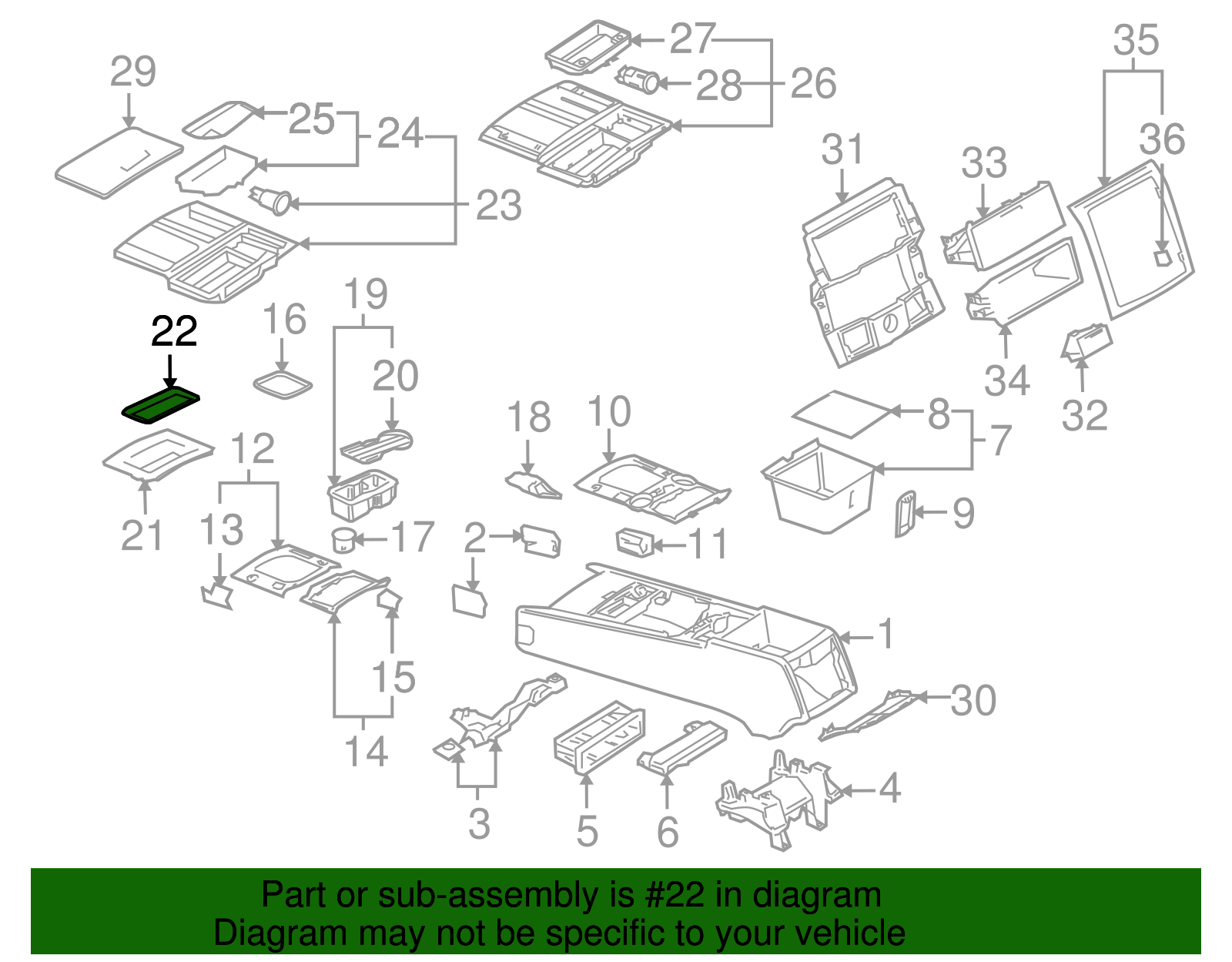 Insert Panel - Volkswagen (7L6-858-647-B41)