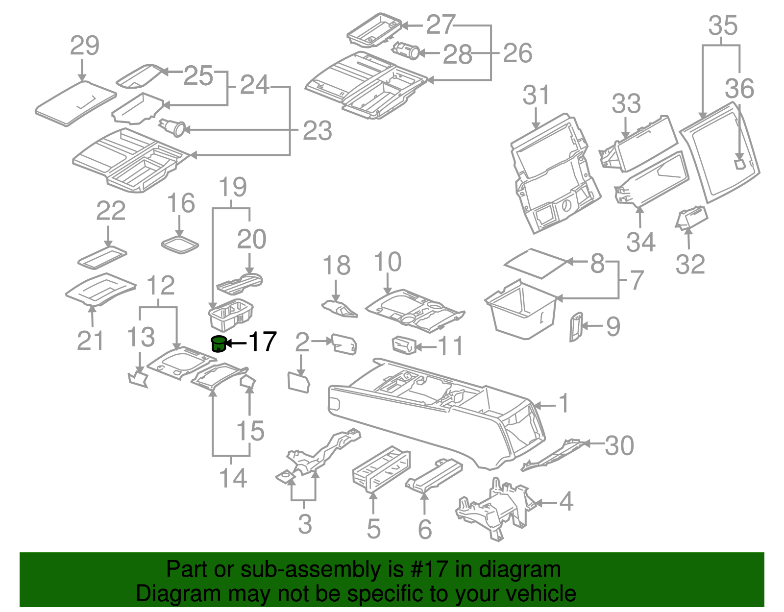 Container - Volkswagen (7L6-864-897-3X1)