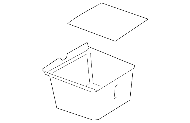 Compartment - Volkswagen (7L6-863-284-B-3X1)