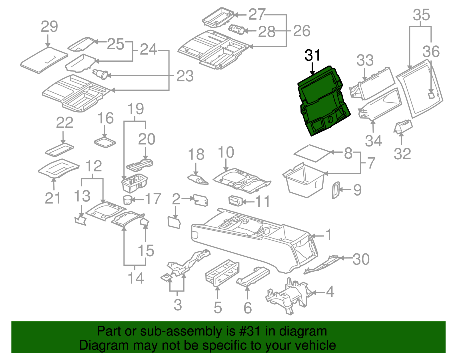 Rear Frame - Volkswagen (7L6-864-251-C)