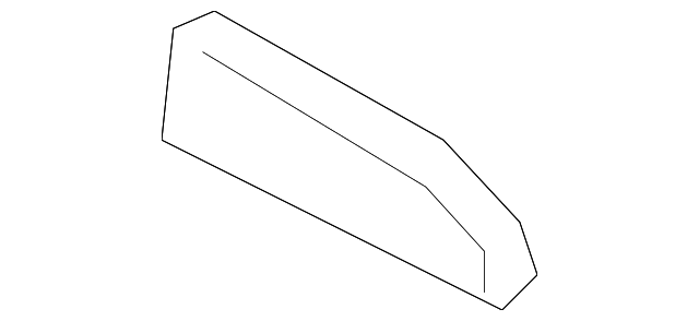 GM OEM Roof Rack Rail Luggage Carrier-Rail Cover Right 25832916
