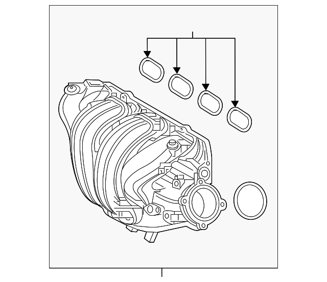 20172020 Kia Optima Intake Manifold 283102E900 QuirkParts