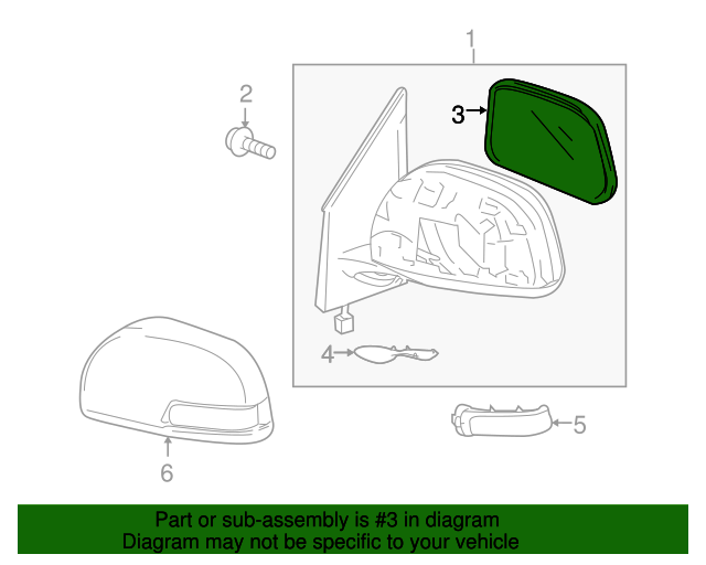 879610R010 Mirror Glass 2012 Toyota RAV4 Lithia Toyota Parts