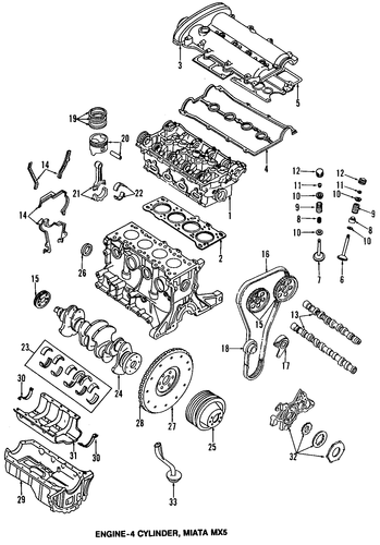 Genuine OEM Mazda Engine Parts | RealMazda miata slave cylinder engine diagram 