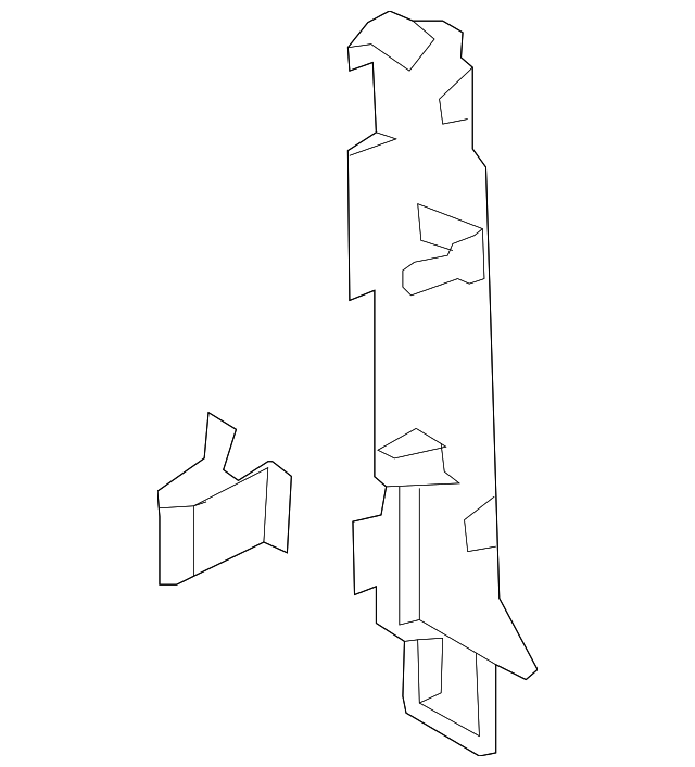 BB5Z78044C60AA Cowl Kick Panel 20112015 Ford Lasco Auto Parts
