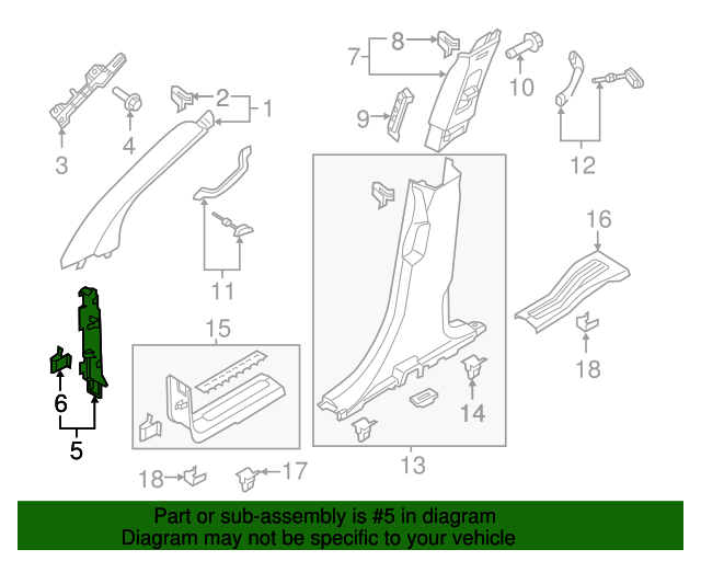 BB5Z78044C60AA Cowl Kick Panel 20112015 Ford Lasco Auto Parts