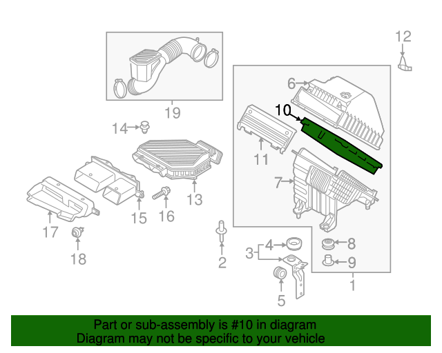 20172022 Kia Sportage Air Filter 28113D3300 Kia Parts Online