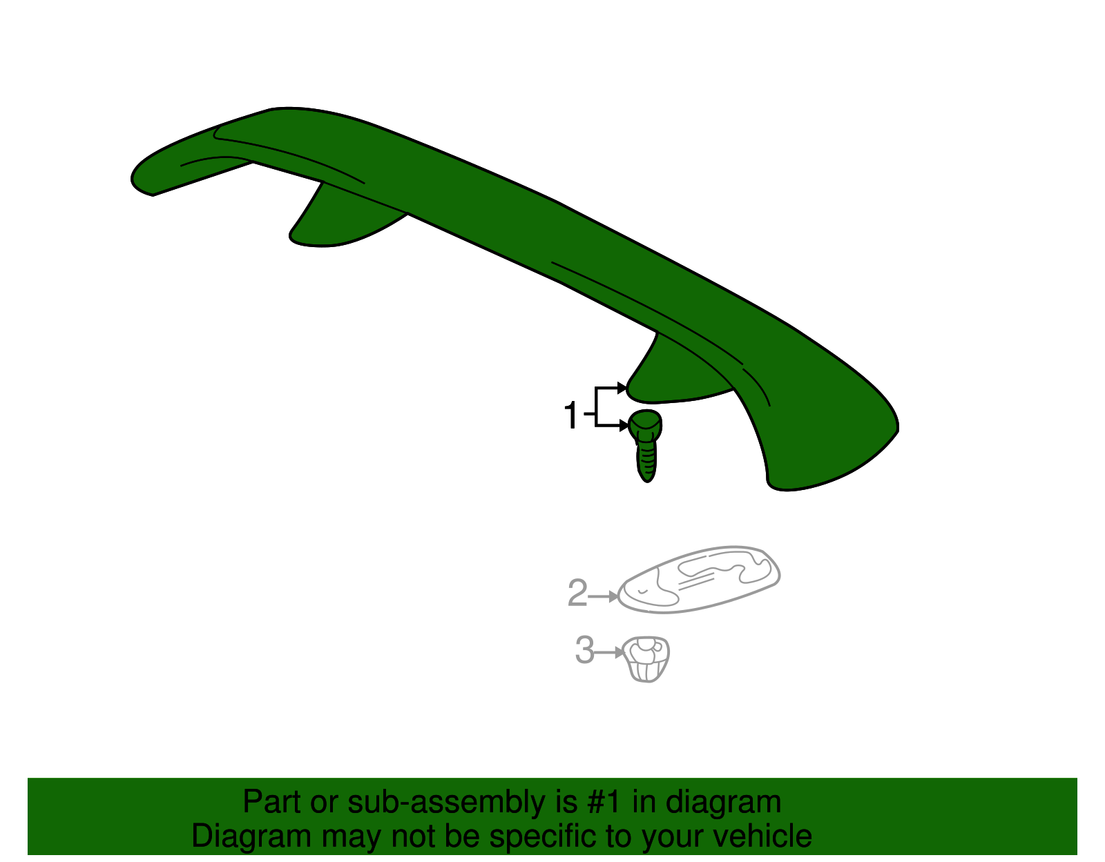Spoiler - Toyota (08158-20830)