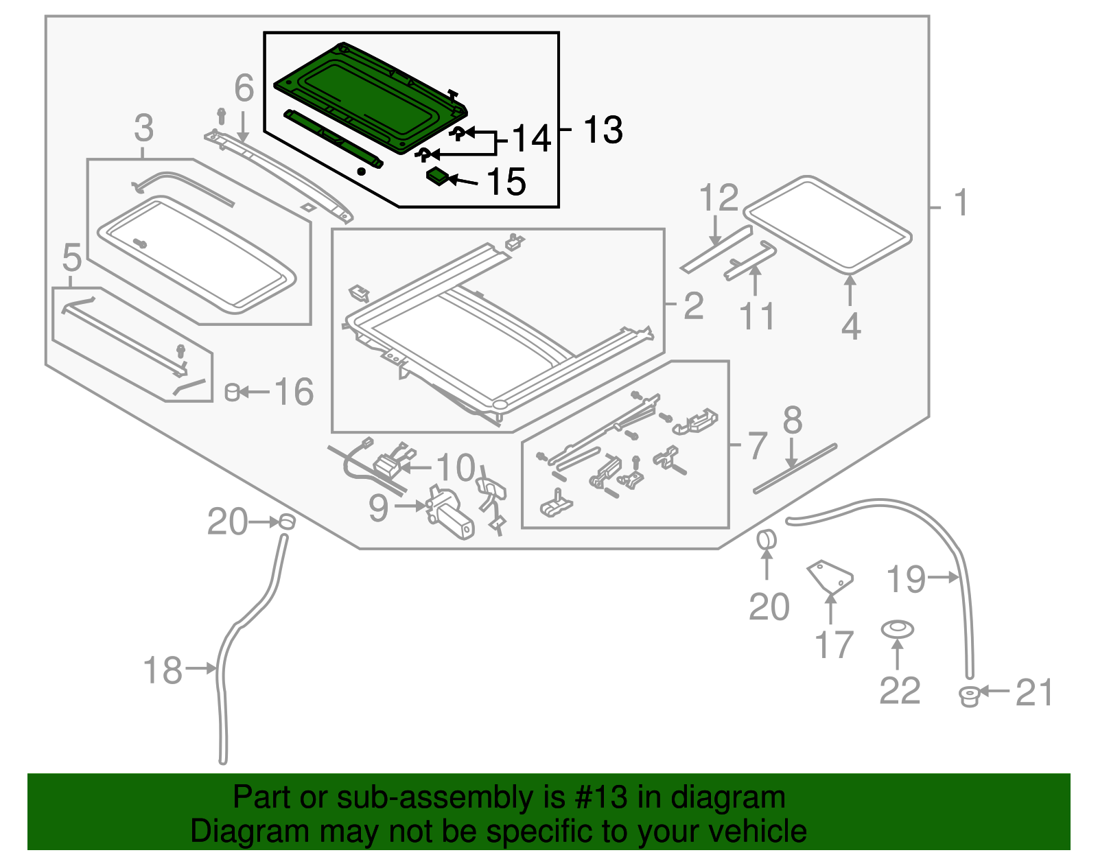 Sunroof Sunshade - GM (96464392)