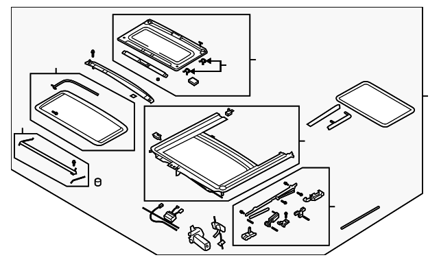 Module Assembly, Sun Roof - GM (95468976)