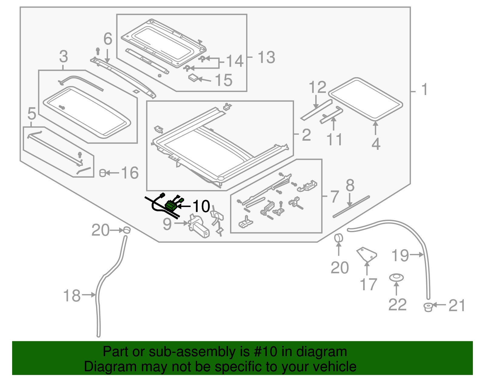 Sunroof Relay - GM (96412754)